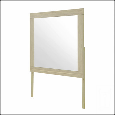 Grand miroir noir Elsa au design épuré, pour les intérieurs modernes et les espaces