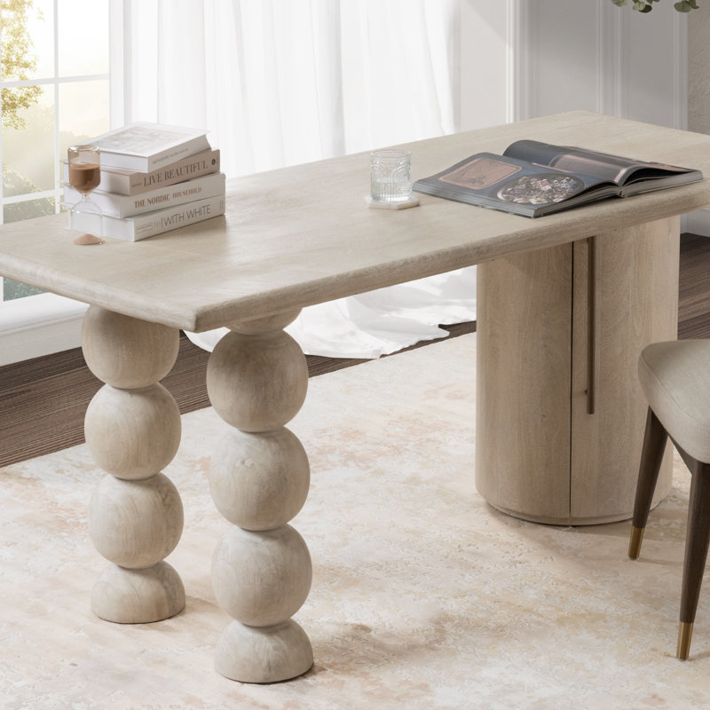 Adir Solid Wood Computer Desk