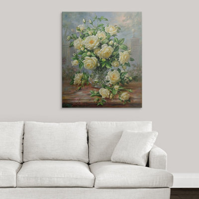 Bilst " Princess Diana Roses In A Cut Glass Vase " by Albert Williams