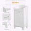 Armoire pour panier à linge inclinable