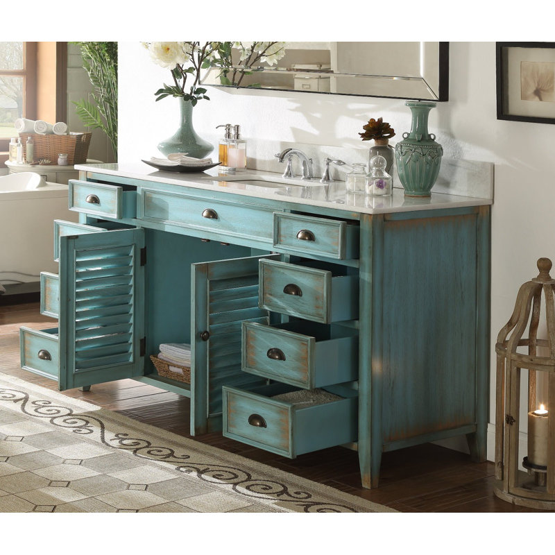 Lemoore 60" Single Bathroom Vanity Set