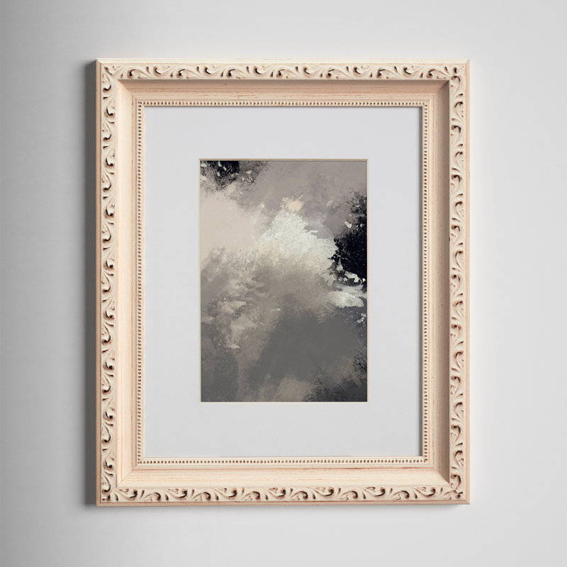 Cadre photo Arnetra, 12 po x 18 po emmêlé à 10 po x 13 po, Blanc cassé