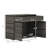 Outsunny Outdoor Towel Rack & Pool Toy Cabinet