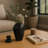 Modern Ceramic Jar with Removeable Lid for Home Decor – Versatile Faceted Design Accent Decor for Table Decor and Flower Vase Centerpiece-1001287119-1001287152