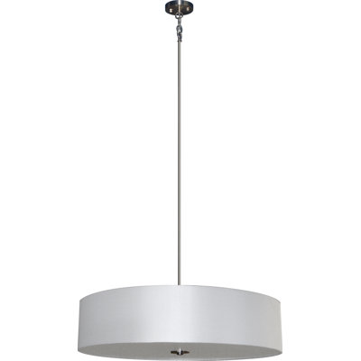 Lustre cylindrique unique à 5 lumières Olivo
