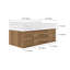 1000mm Wall Hung Single Vanity