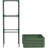 Garden Bed,Galvanized Planter Box,Raised Garden Bed With Cage For Climbing Vines-174400193