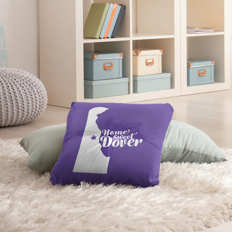 Housse de coussin et insert, Mauve, H 36 po x l 36 po, Dover/Delaware