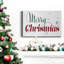 «Merry Christmas», art textuel sur toile tendue-1015574823