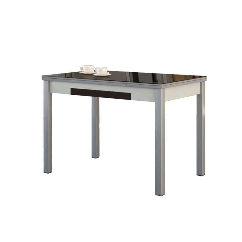 Rakhi Rectangular 140Cm L x 50Cm W Dining Table, Black