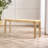 Alissah Rubberwood Extending Dining Table Set - Traditional Rustic Farmhouse Style-476061262-476061259