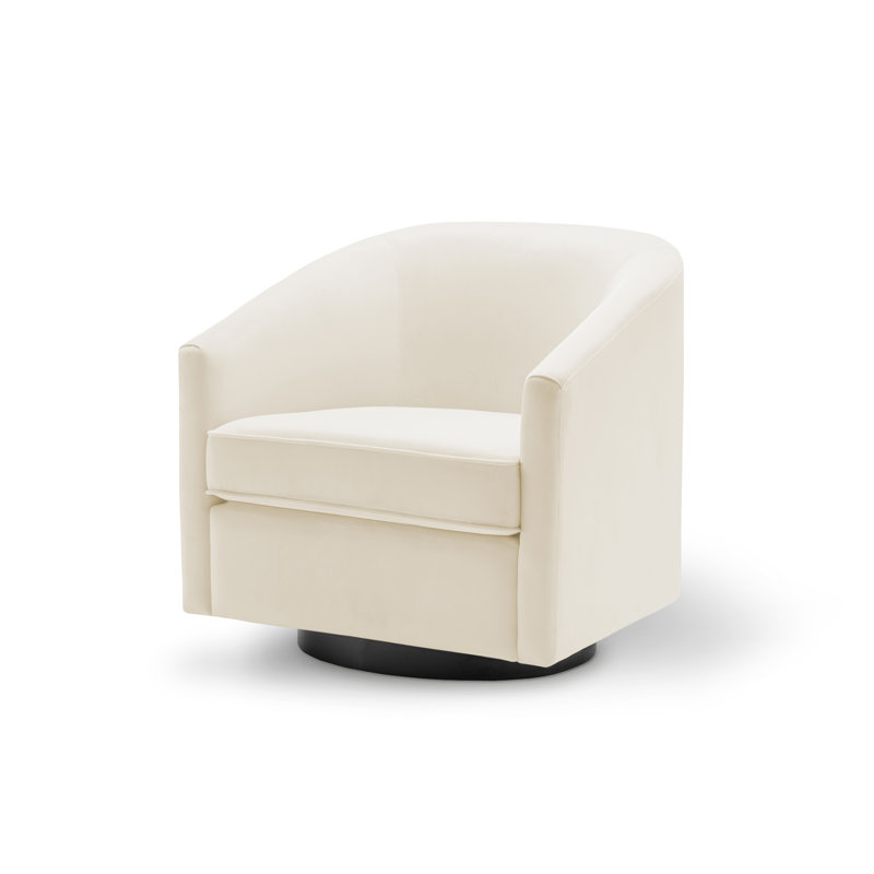 Fauteuil Balram, Polyester crème