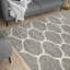 Myshaggy Collection Rugs Trellis Design in Grey-2029947489