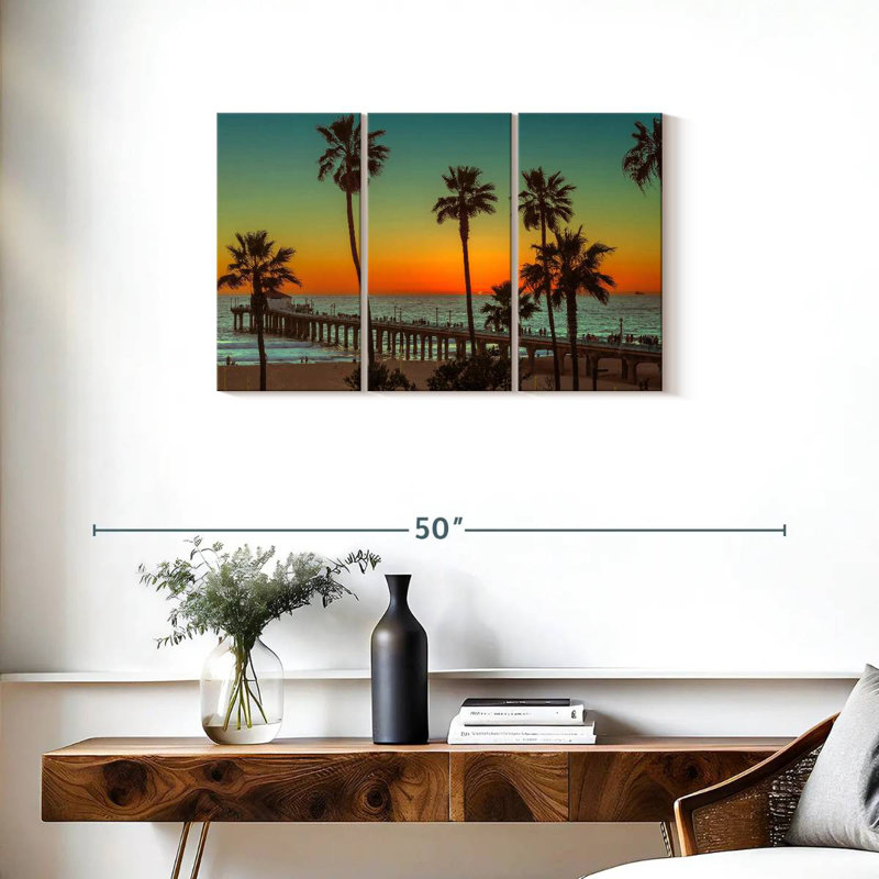 Aletra NY Beach Pier, 20" H x 33" W