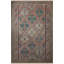 Tapis décoratif rétro multicolore à motif rose-2112575475