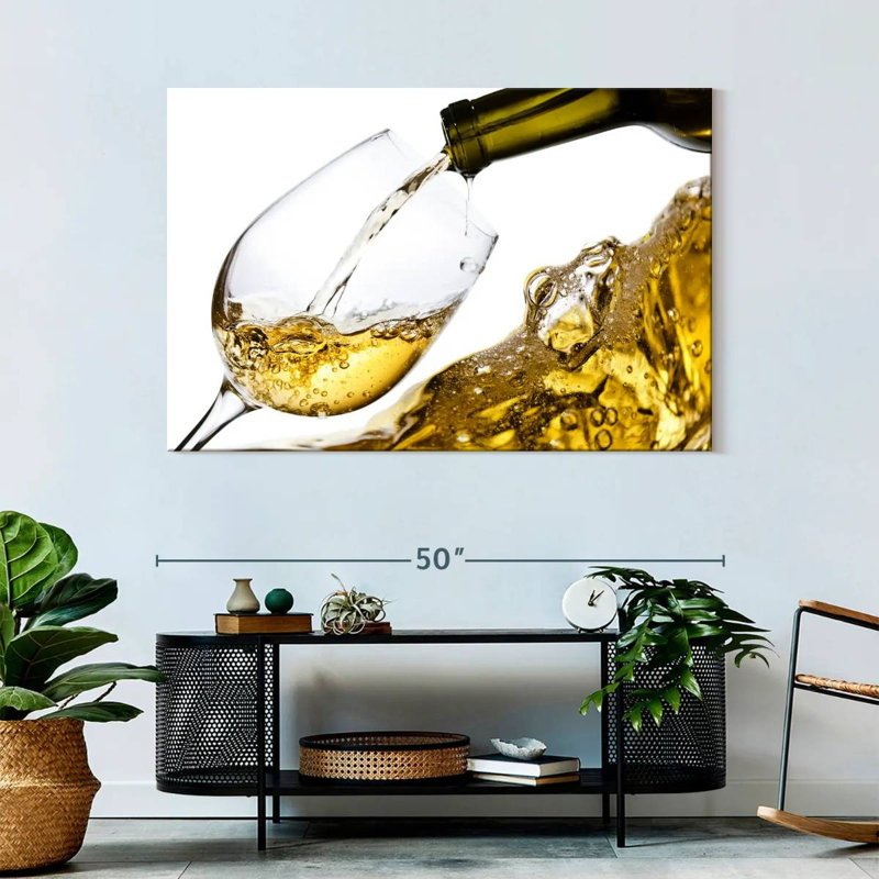 Yarlin White Wine Splash, 32" H x 48" W