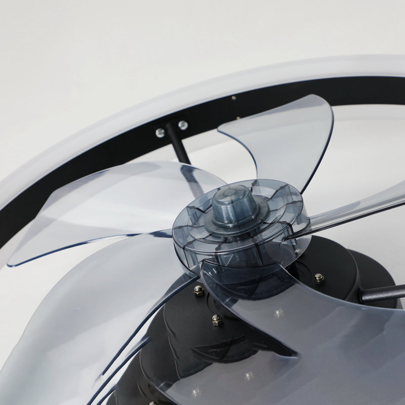 Ventilateur de plafond encastré à DEL à 5 pales Dusa avec télécommande et ensemble d'éclairage inclus