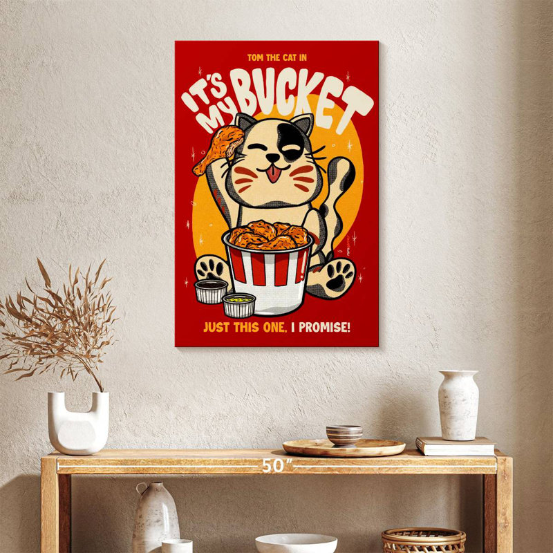Yarlin It's My Bucket, 36" H x 24" W