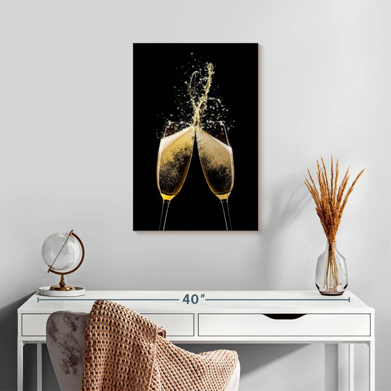 Yarlin Champagne Toast, 24" H x 16" W