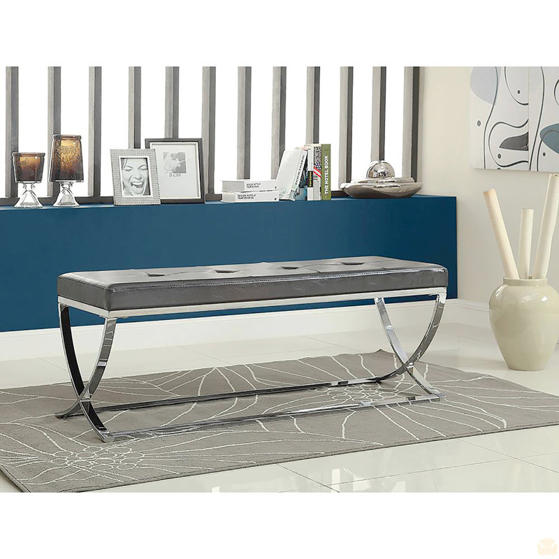 Banc à pieds courbés