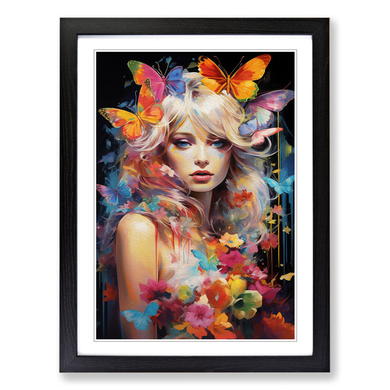 Fairy Pop - Framed Print, Black Framed, 34cm H x 25cm W
