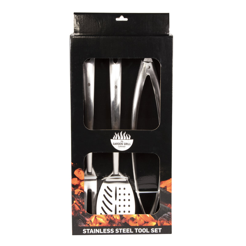 Stainless Steel Dishwasher Safe Grilling Tool Set