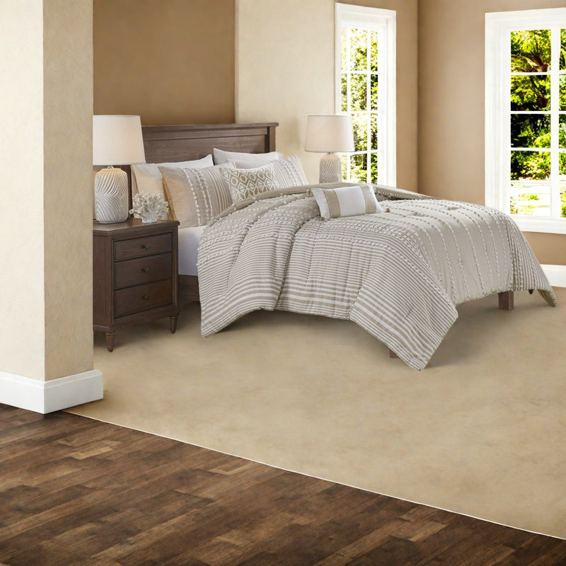 Oversized Bedding Sets, Cotton Full Queen Farmhouse Comforter Home