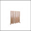55.2'' W X 65'' H 4 - Panel Solid Wood Folding Room Divider, Natural