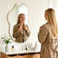 Asymmetrical Metal Wall Mirror-640007386-640007384