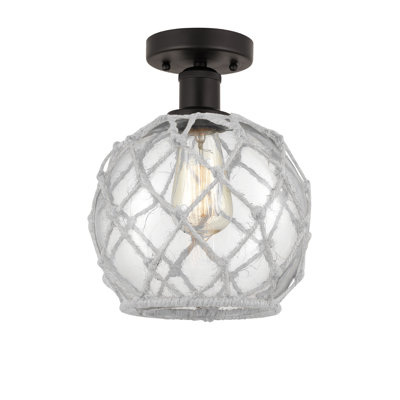 Larocque Glass Semi Flush Mount