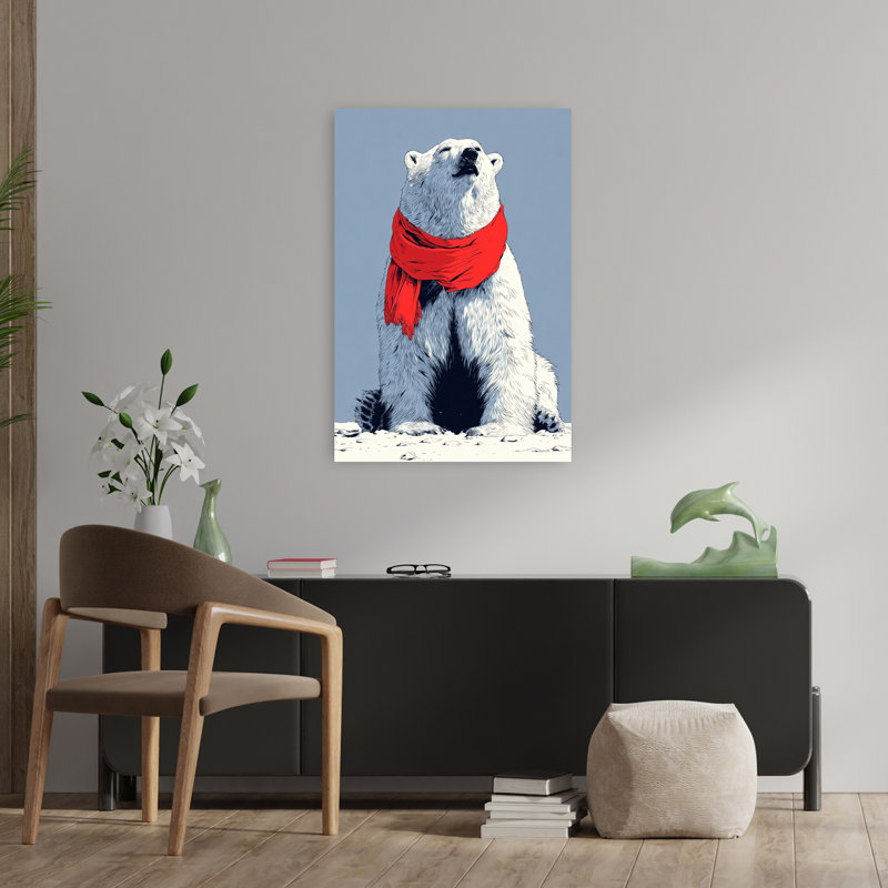 Ours arctique Cozy, H 36 po x l 24 po