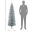Arbre de Noël artificiel 6 pi avec arbre de Noël mince 6 pi avec 390 branches réalistes et support en plastique