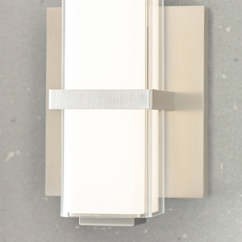 Milan 1 - Light LED Bath Bar, Satin Nickel