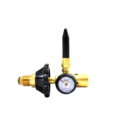 Valve de remplissage de réservoir d'hélium de PMU pour ballons avec jauge - Pkg / 1