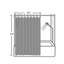 Shower Curtains with Crystal Stone-38140578