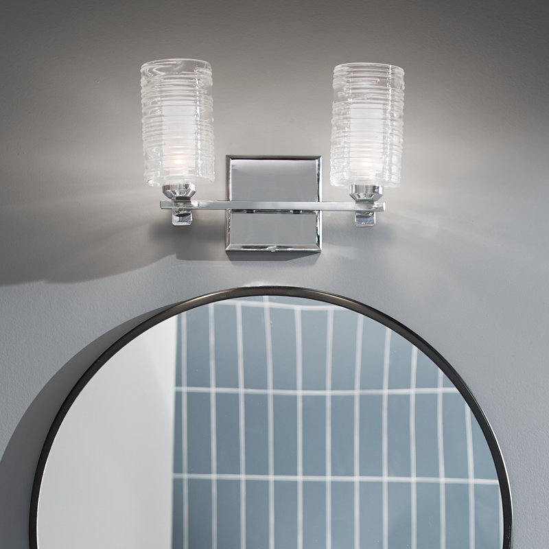 Éclairage pour salle de bain 2 lumières Giarosa