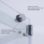 Spezia 60'' W 76'' H Frameless Rectangle Reversible Shower Enclosure-53889785
