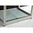 Kingston Brass Quadras 31-Inch Ceramic Console Sink with Steel Base and Glass Shelf-49619354-49610572