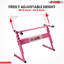 Support pour clavier à 5 cœurs ajustable de style z + banc pour clavier de piano ROSE