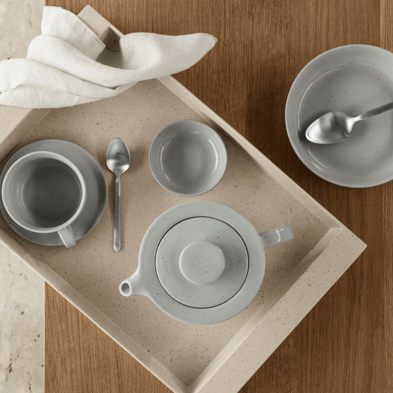 KANKYO Recycled Bamboo Tray Moonbeam (cream), Brown