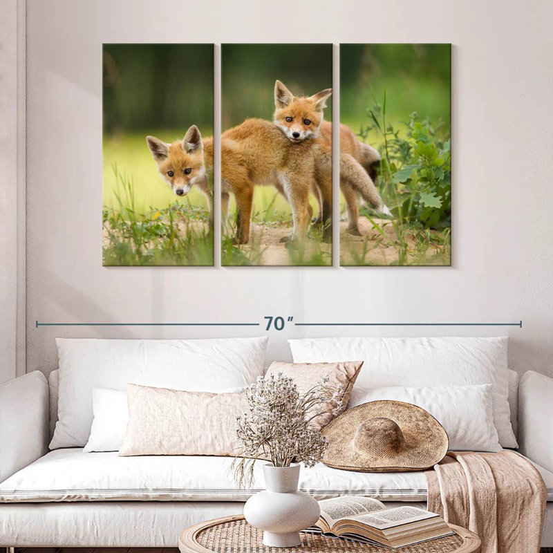 Brampt Fox Kits, 32" H x 50" W