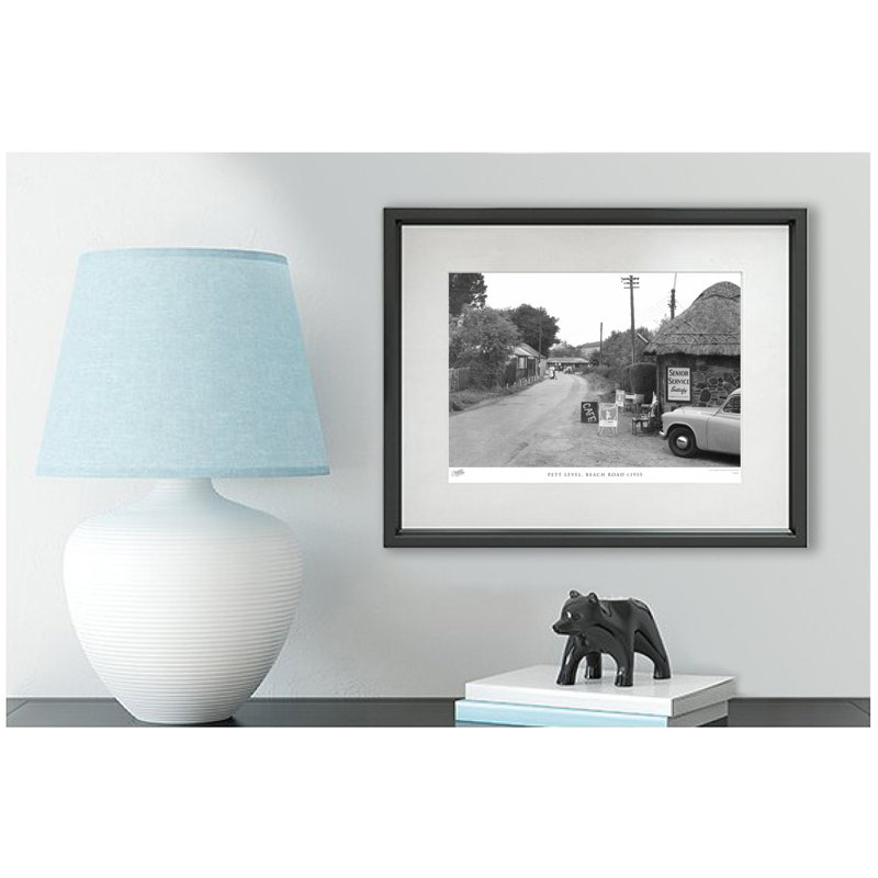 Pett Level, Beach Road C1955 by Francis Frith - Single Picture Frame Print, 28cm H x 36cm W x 2.3cm D