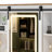 Polett Makeup Vanity With Sliding LED Mirror and Outlets-926818902