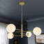 Lithopolis 4 - Light Glass Bubble Gold Ceiling Chandeliers-288779782-288456832
