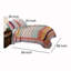 Ensemble de courtepointe en microfibre beige / rouge-1084886227