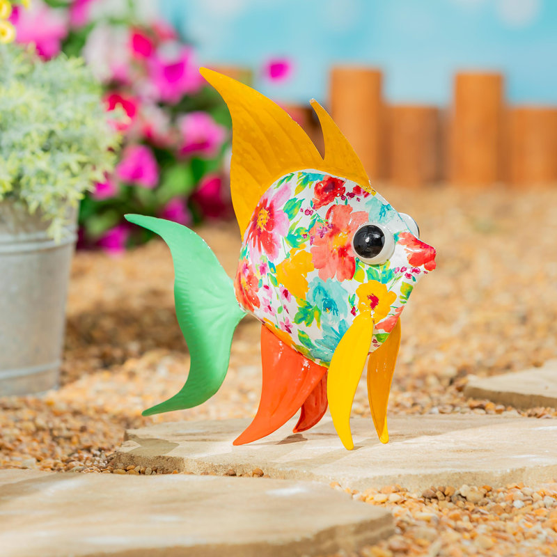 Statuaire de poissons arc-en-ciel, aquarelle