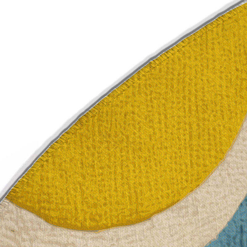 Tapis intérieur et extérieur Spunky Dash, Rond 5 pi