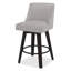 Tabourets de bar et de comptoir Loriell avec structure en bois massif-1010717035-1010717047-1010717036