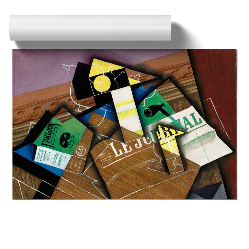 Fantomas by Juan Gris - Frameless Print, 42cm H x 59cm W x 0.1cm D