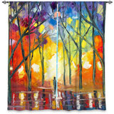 Synthetic Room Darkening Curtain Pair
